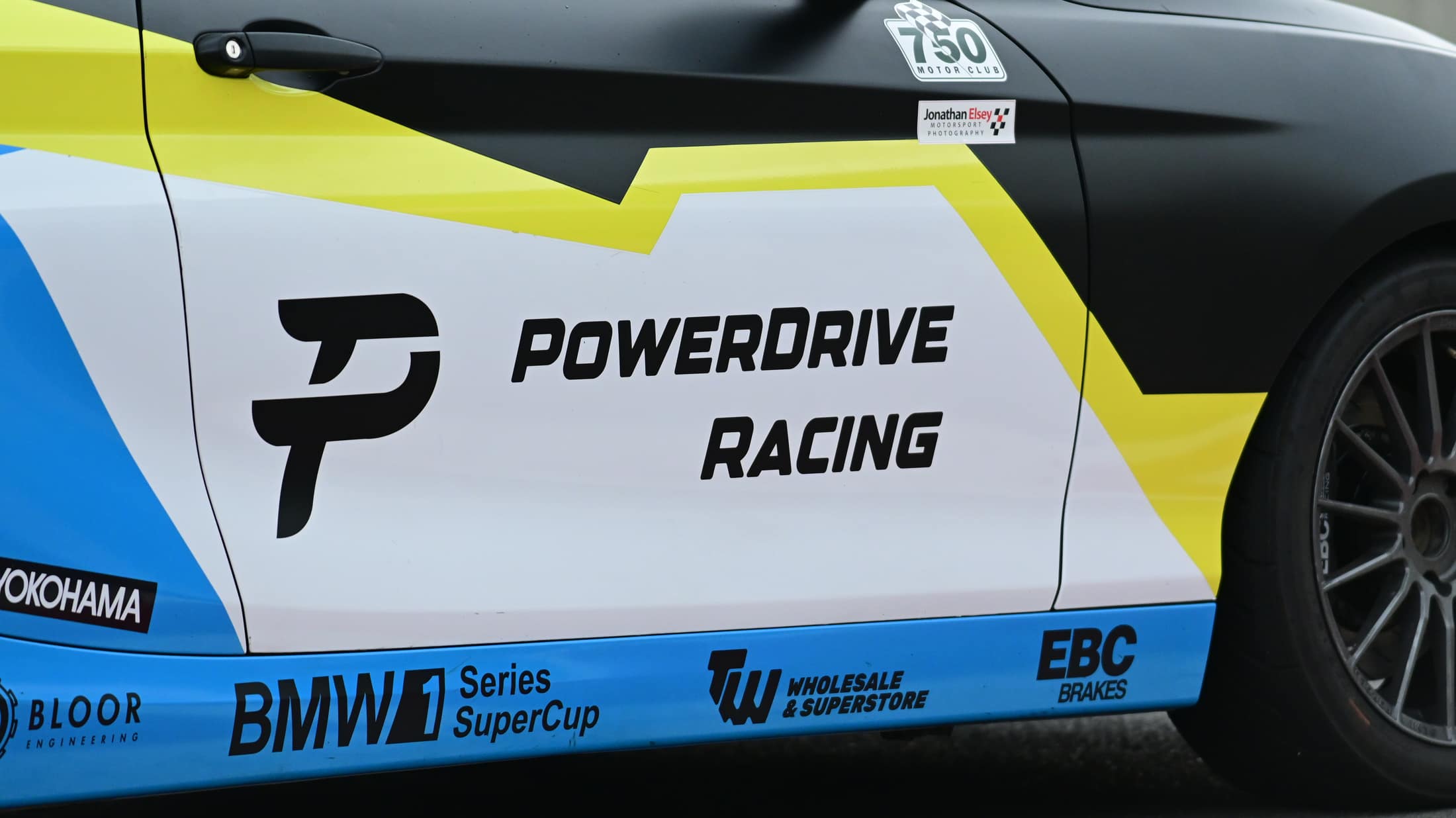 PowerDrive Racing car in profile