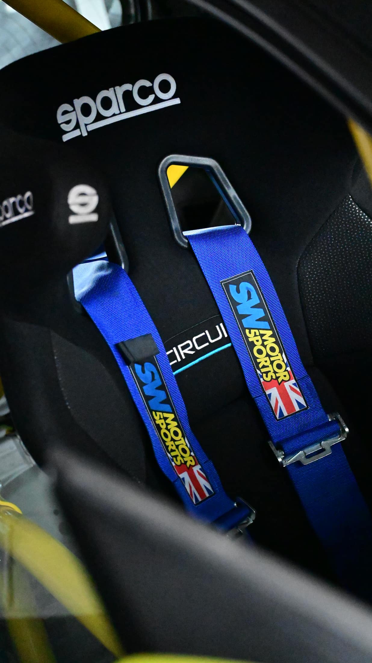 Interior of the PowerDrive Racing car